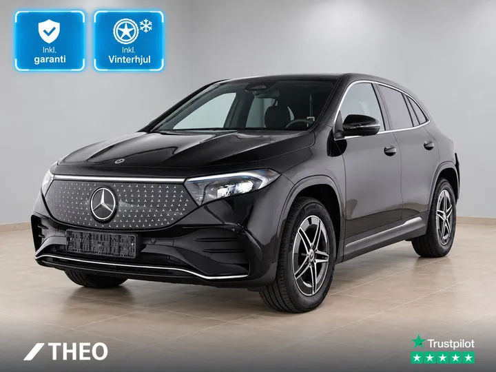 Mercedes-Benz EQA 250+ AMG Line Advanced Sort metallic – klar til import hos THEO Import