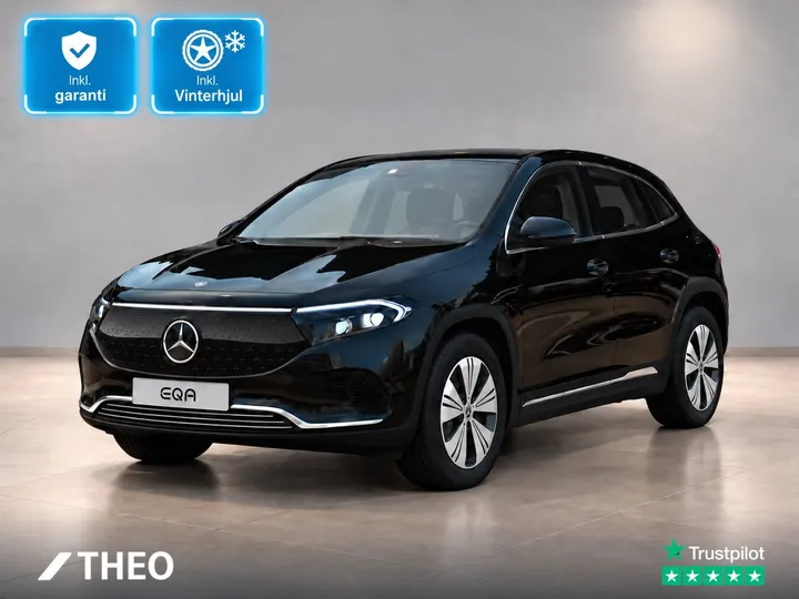 Mercedes-Benz EQA 250+ Progressive Advanced Sort metallic – klar til import hos THEO Import