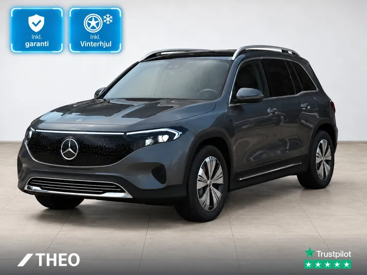 Mercedes-Benz EQB 250+ Progressive Advanced Grå metallic – klar til import hos THEO Import