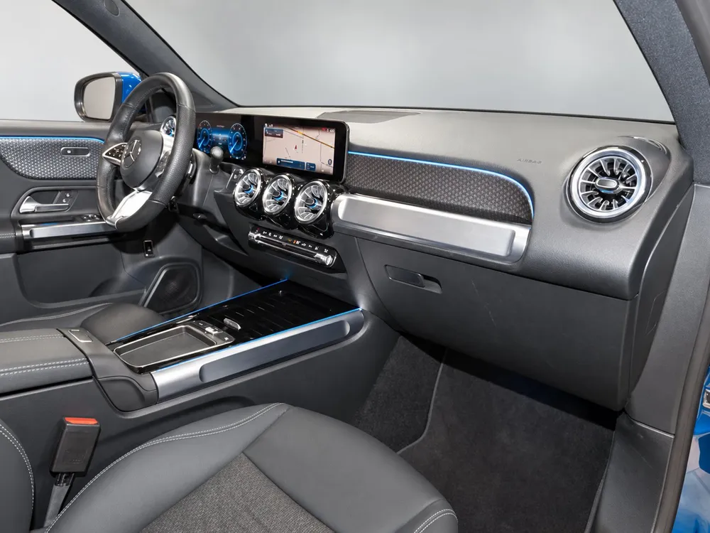 Mercedes-Benz EQB 250+ Progressive Advanced Blå metallic – til salg hos THEO Import